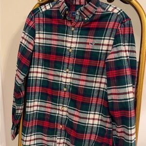 Vineyard Vines Festive Plaid Shirt
